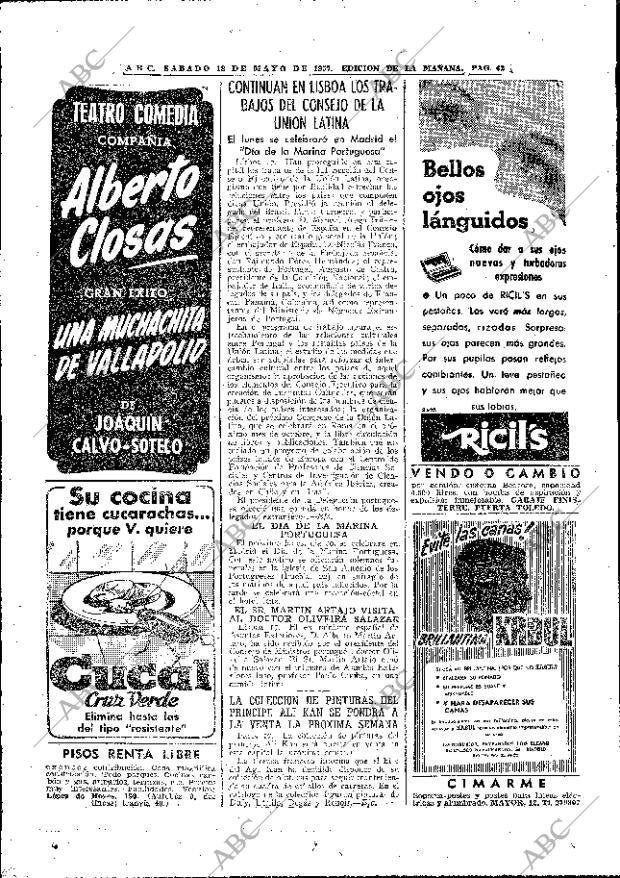 ABC MADRID 18-05-1957 página 42