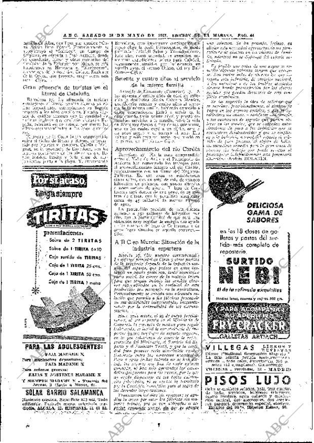 ABC MADRID 18-05-1957 página 44