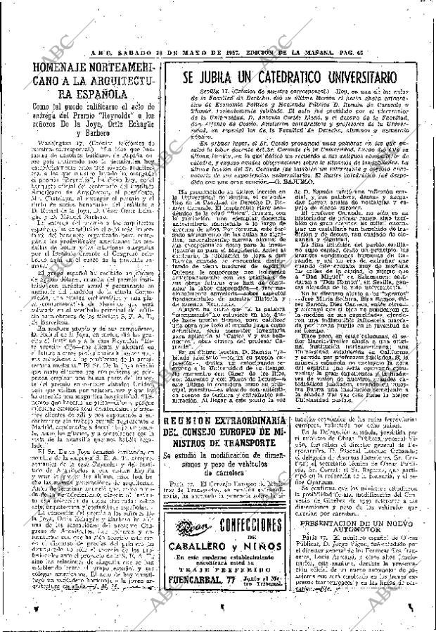 ABC MADRID 18-05-1957 página 45