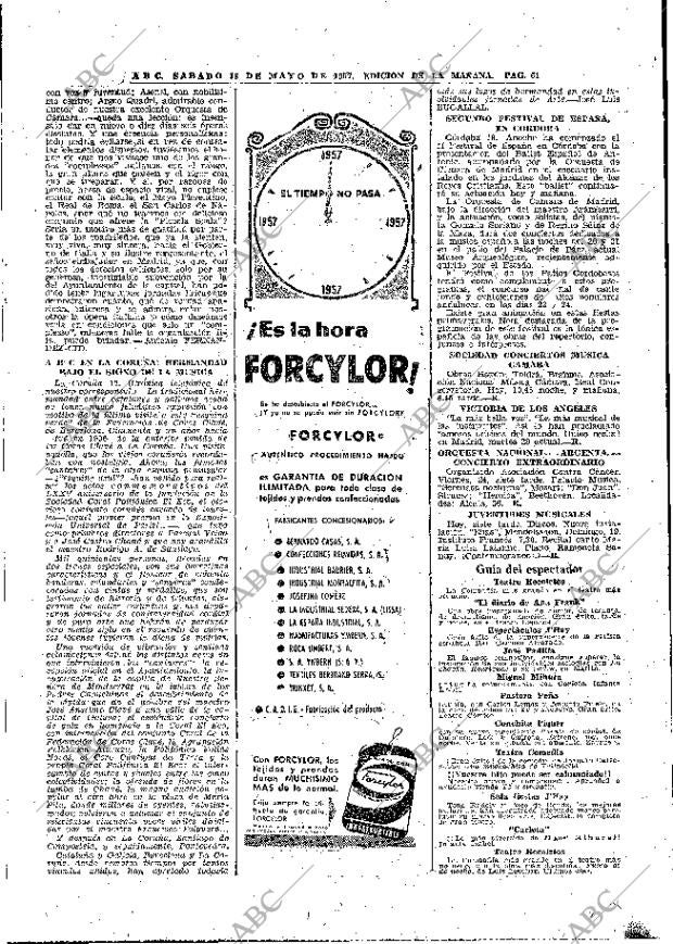 ABC MADRID 18-05-1957 página 61