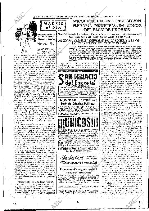 ABC MADRID 19-05-1957 página 61