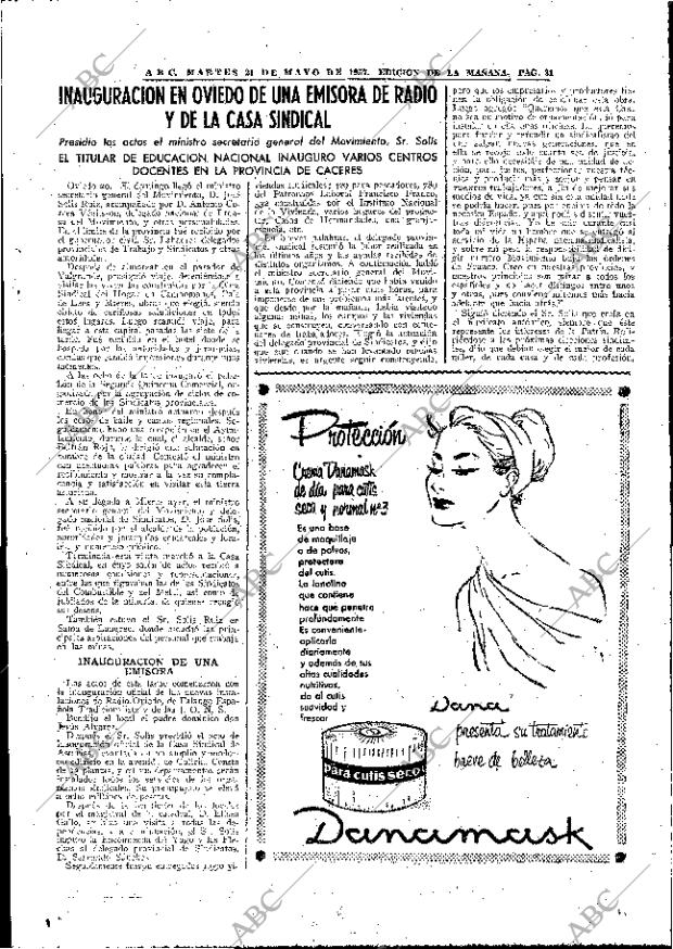 ABC MADRID 21-05-1957 página 29