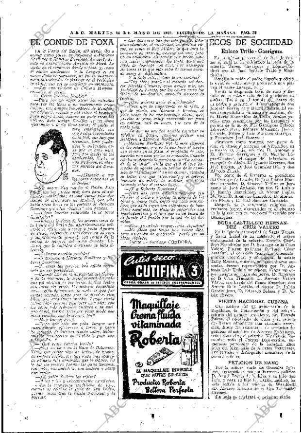 ABC MADRID 21-05-1957 página 37