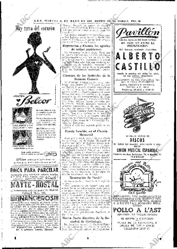 ABC MADRID 21-05-1957 página 40
