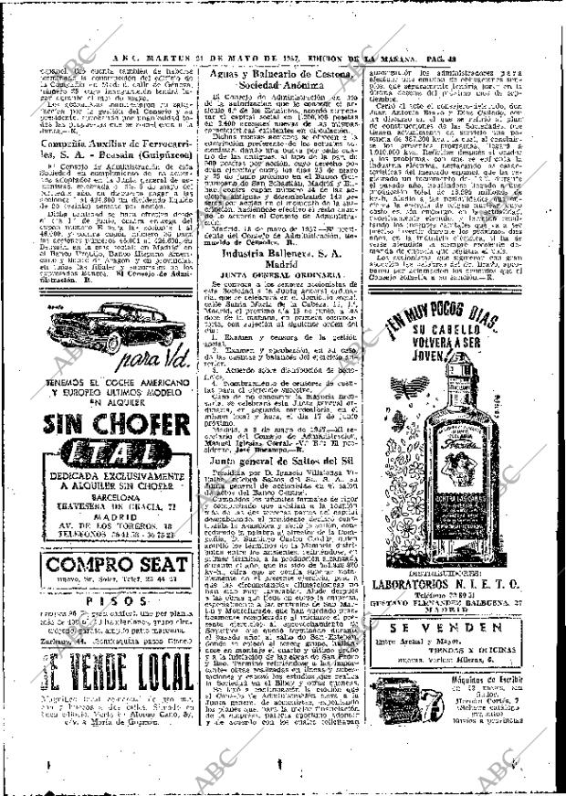 ABC MADRID 21-05-1957 página 46