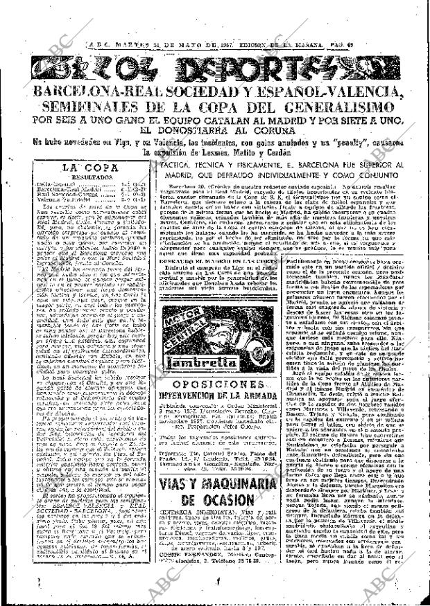 ABC MADRID 21-05-1957 página 47