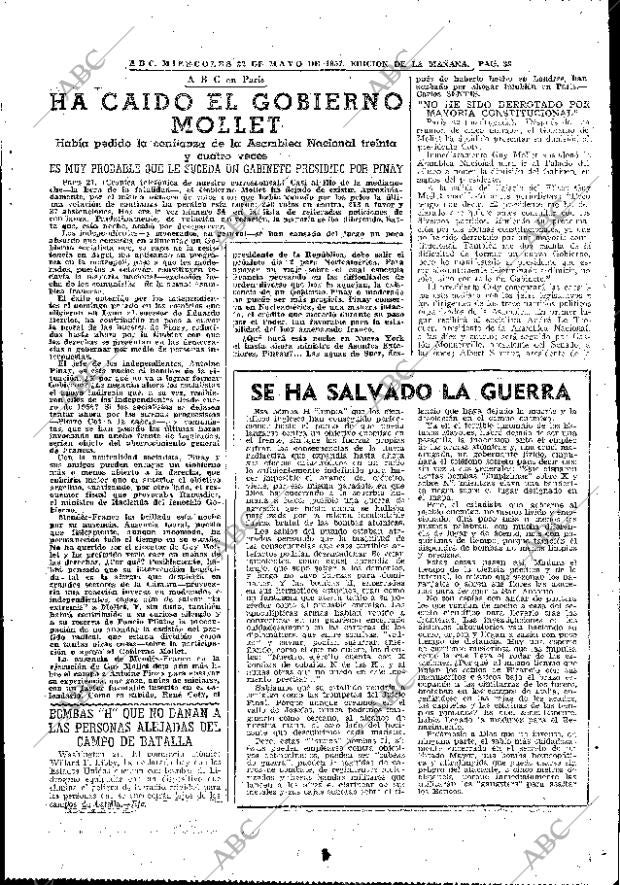 ABC MADRID 22-05-1957 página 25
