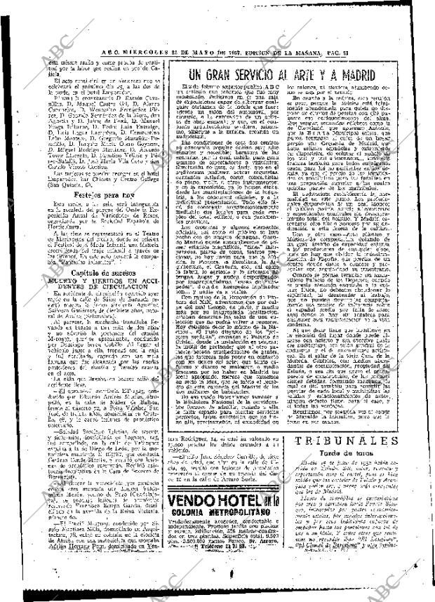 ABC MADRID 22-05-1957 página 43