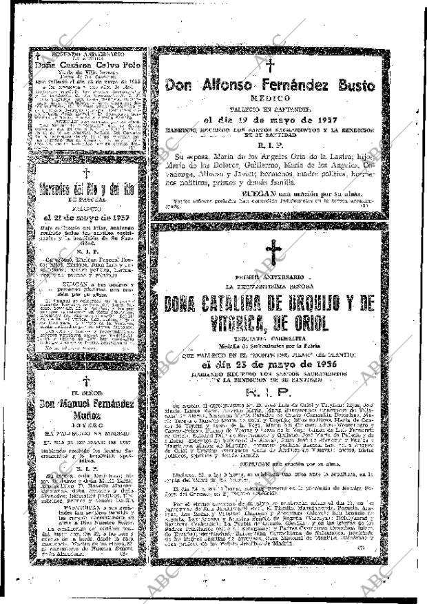 ABC MADRID 22-05-1957 página 62