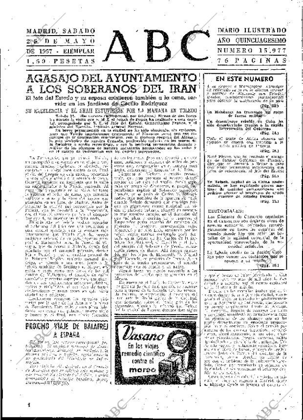 ABC MADRID 25-05-1957 página 23