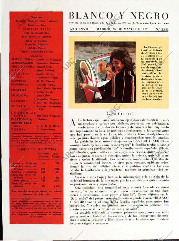 BLANCO Y NEGRO MADRID 25-05-1957 página 9