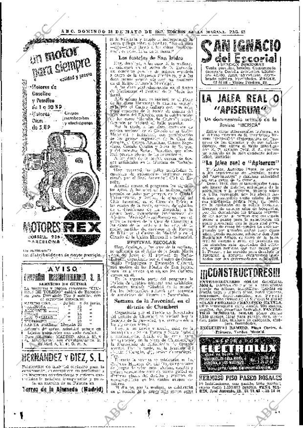 ABC MADRID 26-05-1957 página 62