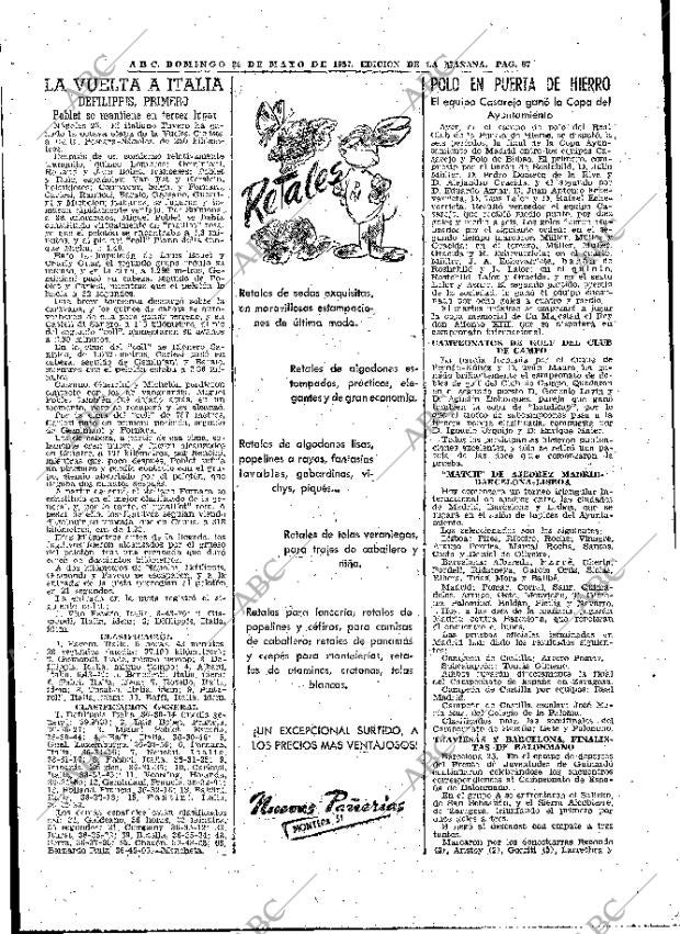 ABC MADRID 26-05-1957 página 67