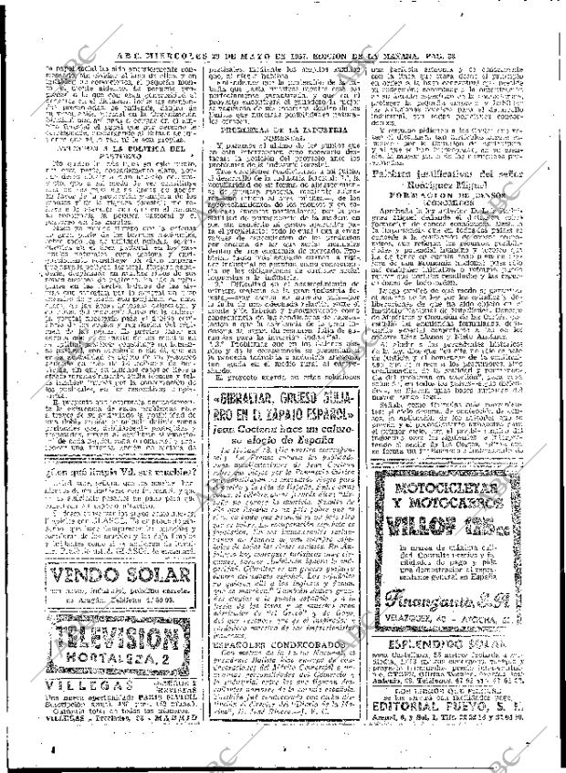 ABC MADRID 29-05-1957 página 38
