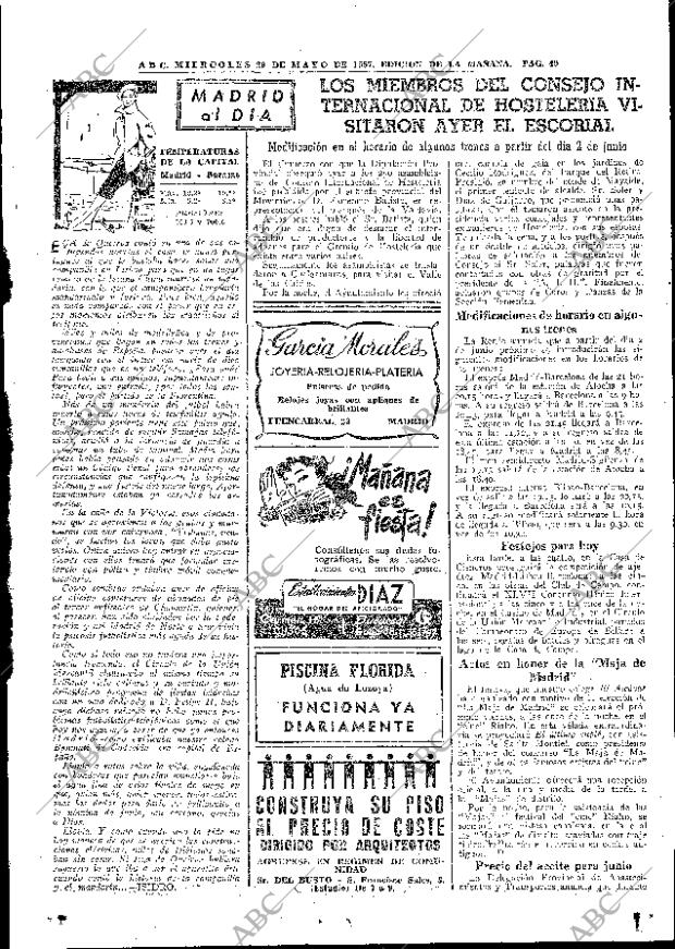 ABC MADRID 29-05-1957 página 49