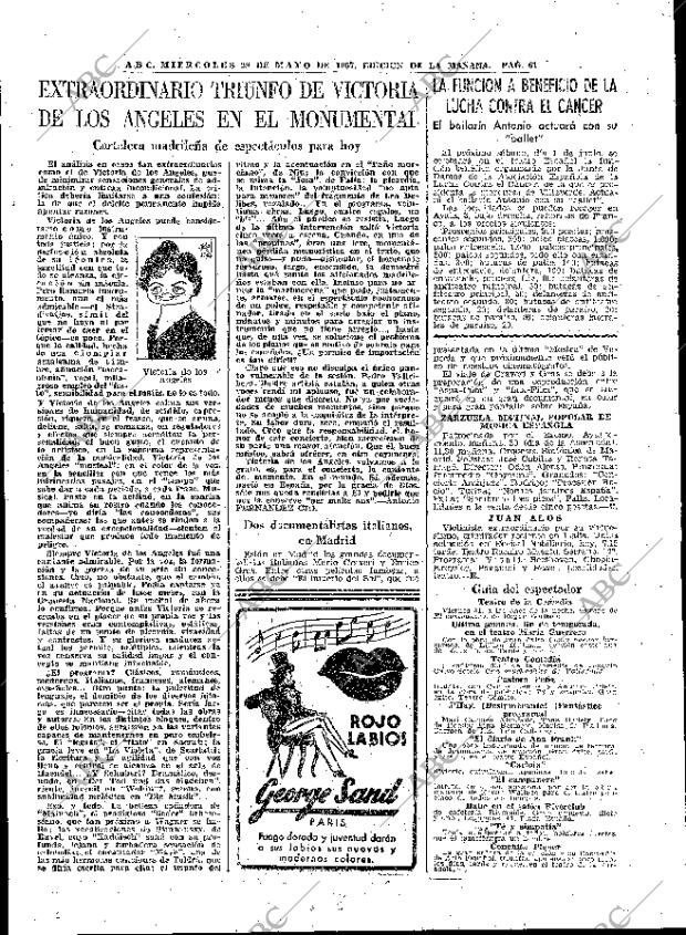 ABC MADRID 29-05-1957 página 61