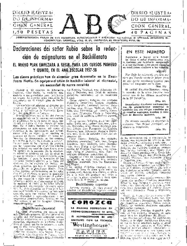 ABC SEVILLA 06-06-1957 página 15