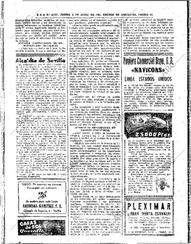 ABC SEVILLA 06-06-1957 página 22