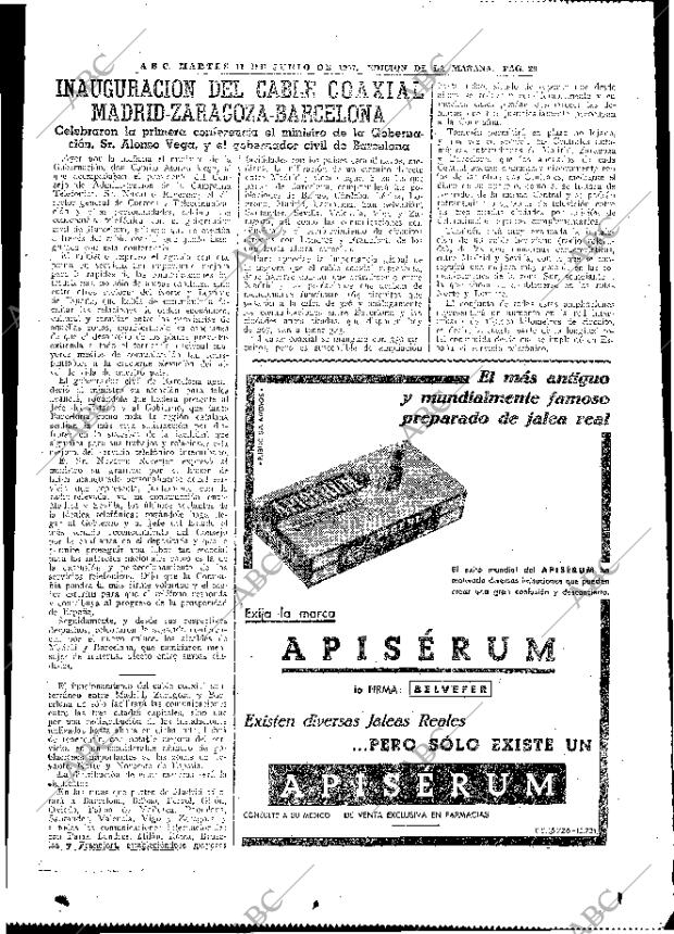 ABC MADRID 11-06-1957 página 29