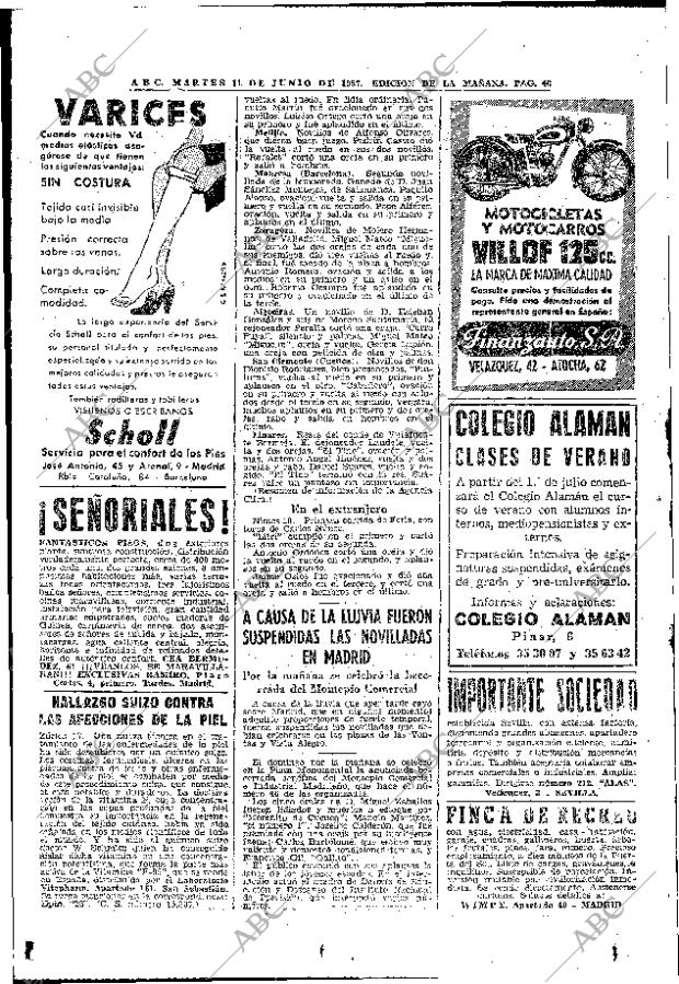 ABC MADRID 11-06-1957 página 46