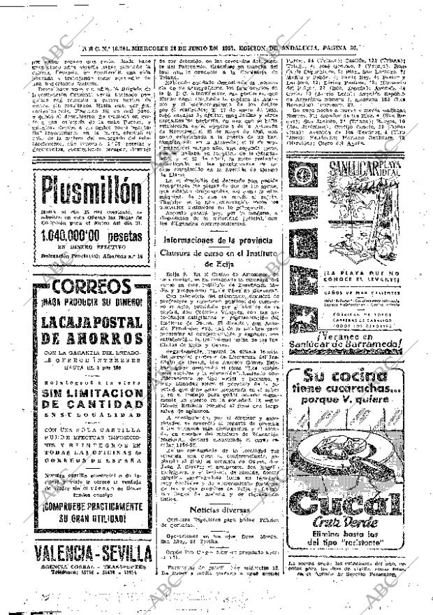 ABC SEVILLA 12-06-1957 página 30
