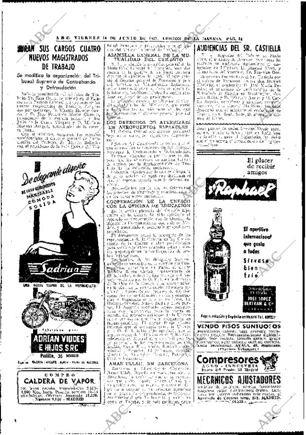 ABC MADRID 14-06-1957 página 26