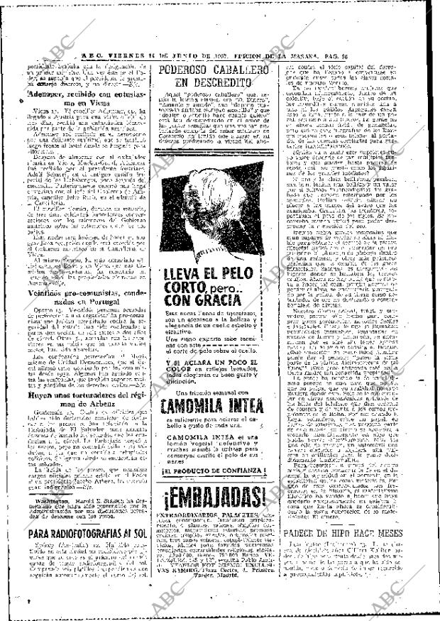 ABC MADRID 14-06-1957 página 28