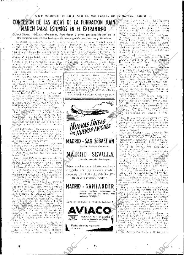 ABC MADRID 19-06-1957 página 39