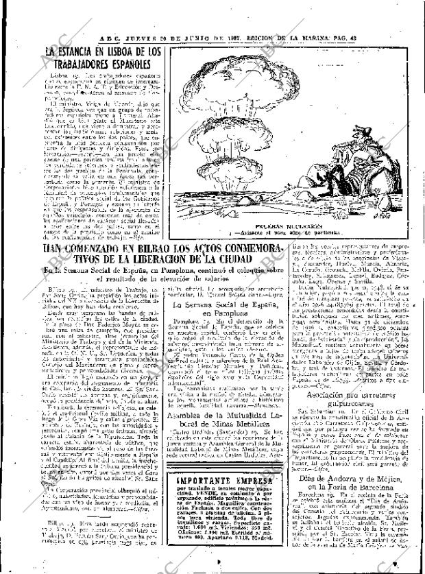 ABC MADRID 20-06-1957 página 43