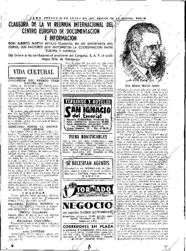 ABC MADRID 20-06-1957 página 48