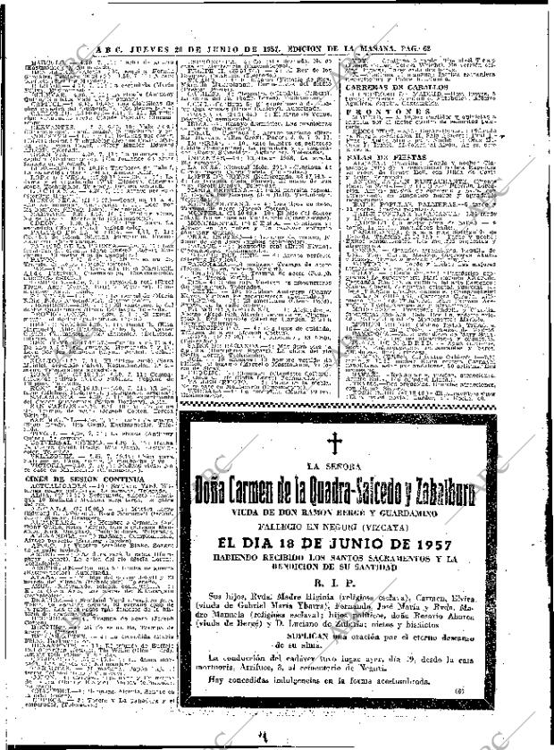 ABC MADRID 20-06-1957 página 62