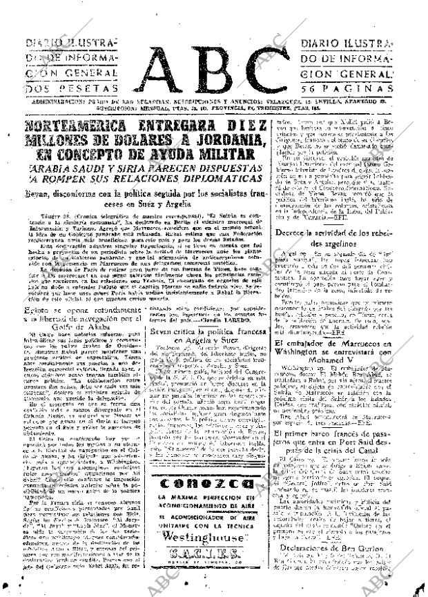 ABC SEVILLA 30-06-1957 página 23