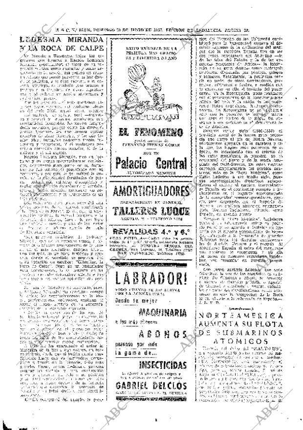 ABC SEVILLA 30-06-1957 página 30