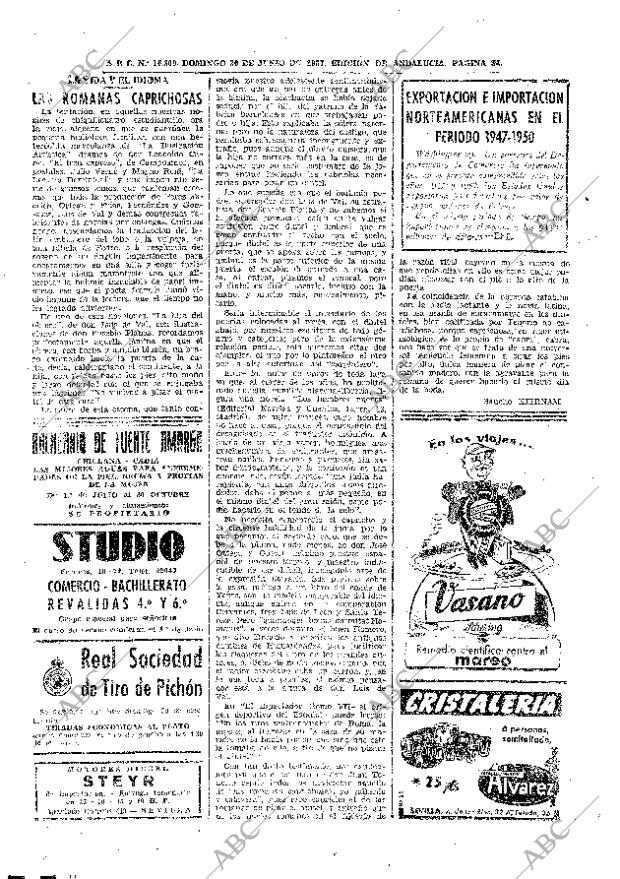 ABC SEVILLA 30-06-1957 página 34