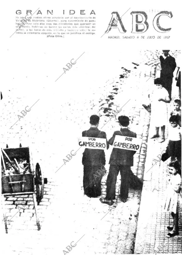 ABC MADRID 06-07-1957 página 1