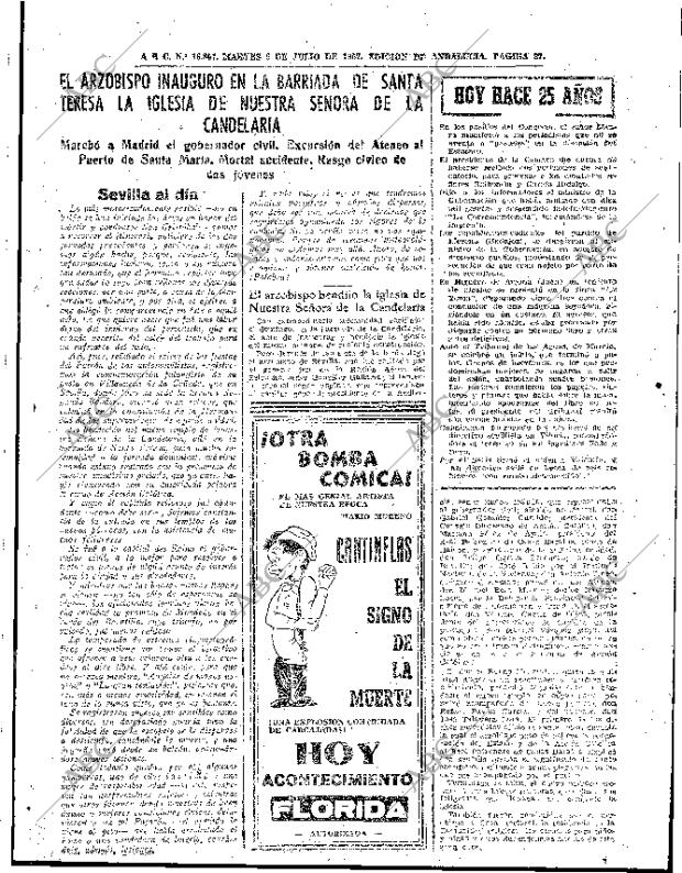 ABC SEVILLA 09-07-1957 página 27