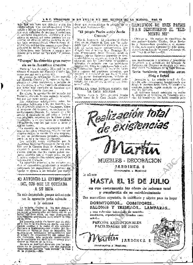 ABC MADRID 10-07-1957 página 33