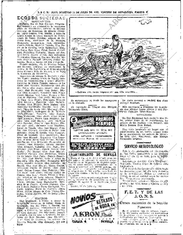 ABC SEVILLA 14-07-1957 página 34