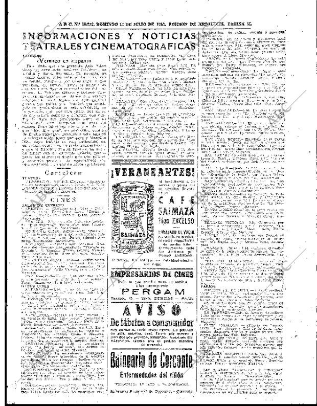 ABC SEVILLA 14-07-1957 página 49