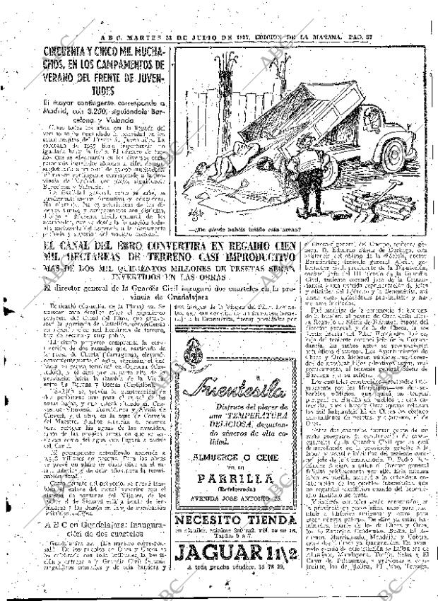 ABC MADRID 23-07-1957 página 37