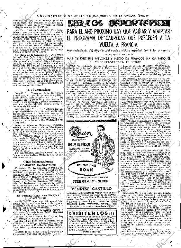 ABC MADRID 23-07-1957 página 47