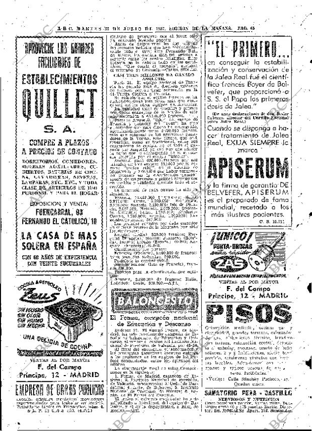 ABC MADRID 23-07-1957 página 48