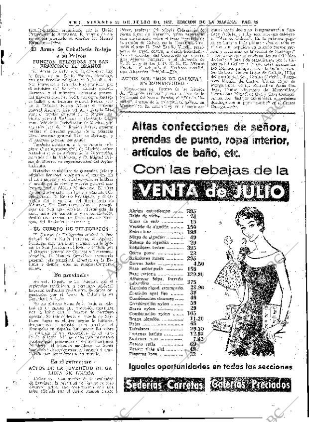 ABC MADRID 26-07-1957 página 25