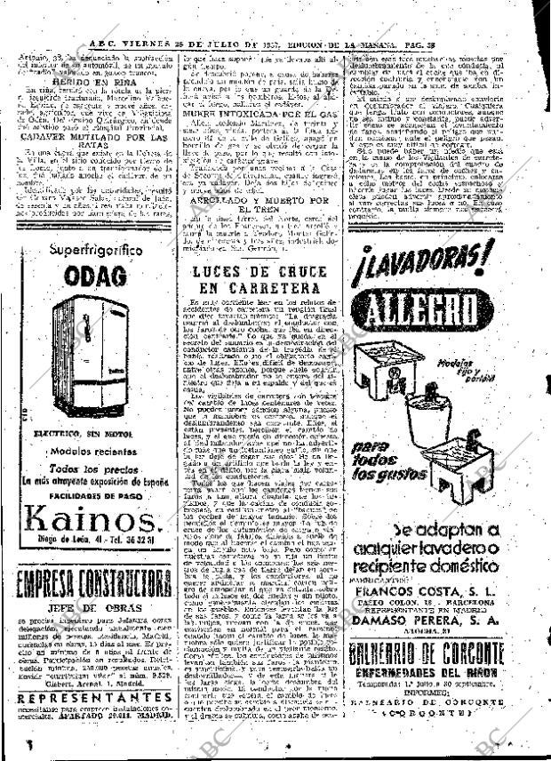 ABC MADRID 26-07-1957 página 38