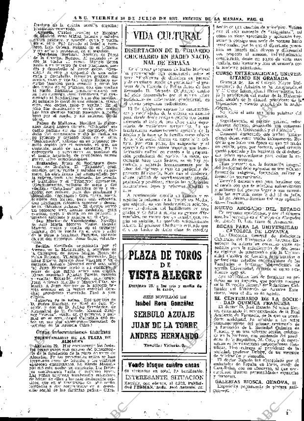 ABC MADRID 26-07-1957 página 41