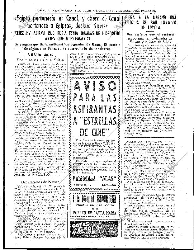 ABC SEVILLA 27-07-1957 página 7