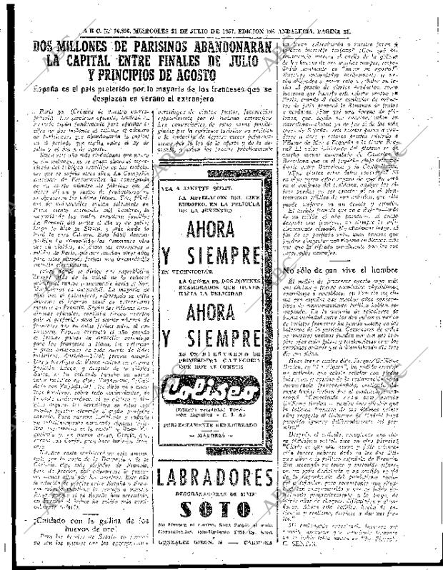 ABC SEVILLA 31-07-1957 página 21