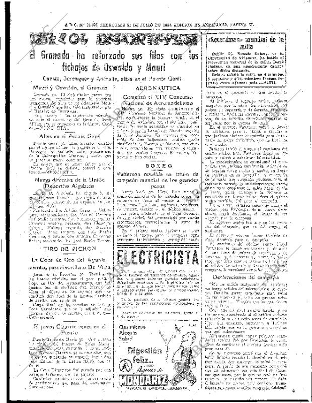 ABC SEVILLA 31-07-1957 página 31