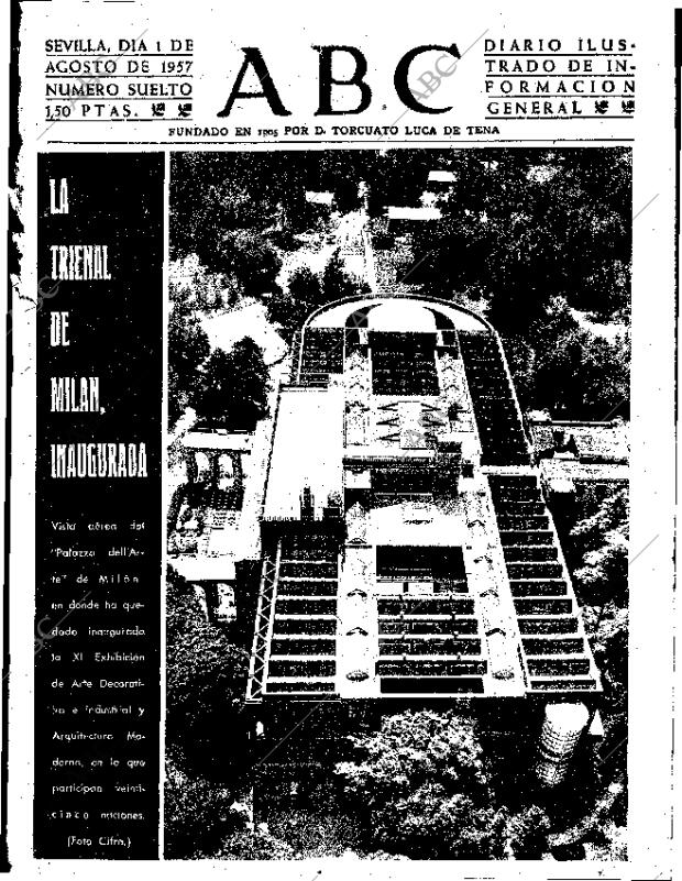 ABC SEVILLA 01-08-1957 página 1