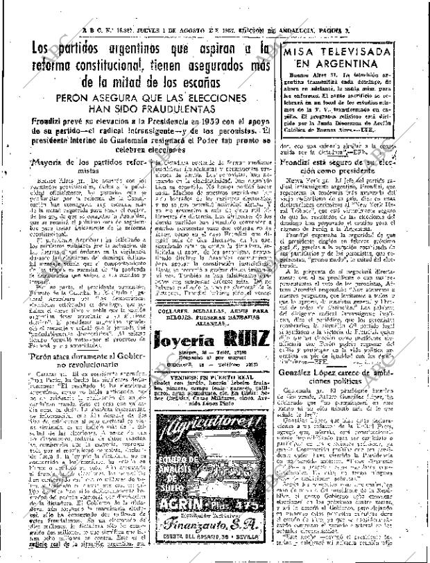 ABC SEVILLA 01-08-1957 página 9